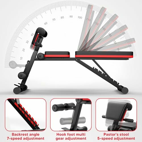 Banco de Pesas Ajustable 10 en 1