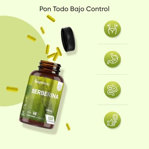 Suplemento de berberina con beneficios para la salud