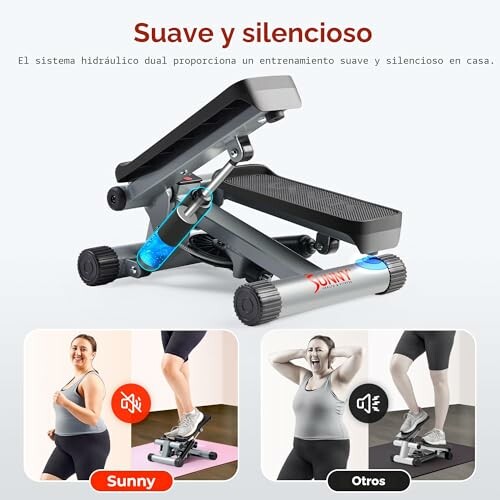 Máquina de step hidráulica para ejercicio en casa.