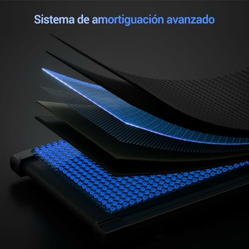 Capas de un sistema de amortiguación moderno y avanzado.
